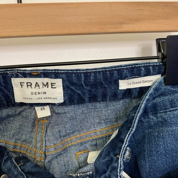 Frame Denim Le Grand Garçon cuffed jeans - Picture 5 of 8